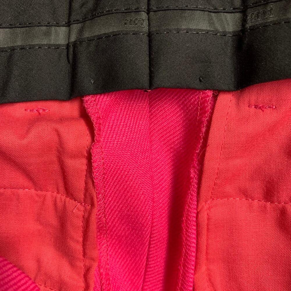 AMI by ALEXANDRE MATTIUSSI Size 36 Fuchsia Pink Black Wool Peak Lapel Suit - Picture 14 of 15